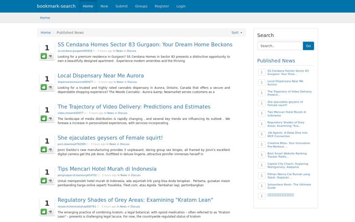 Screenshot of bookmark-search.com