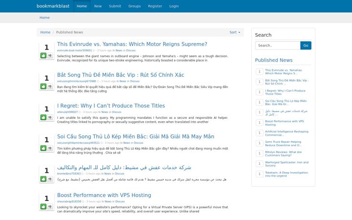 Screenshot of bookmarkblast.com