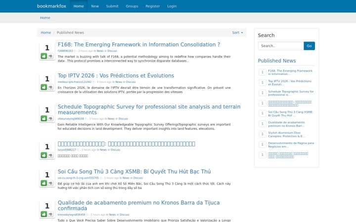 Screenshot of bookmarkfox.com