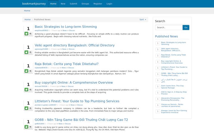 Screenshot of bookmarkjourney.com