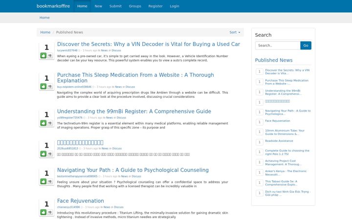Screenshot of bookmarkoffire.com