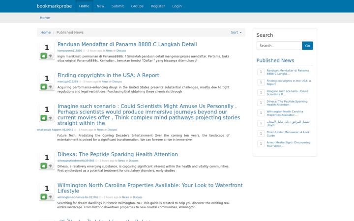 Screenshot stránky bookmarkprobe.com