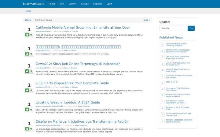 Screenshot of bookmarkusers.com