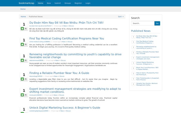 Screenshot of bookmarkzap.com