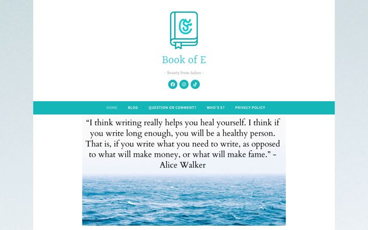 Screenshot of bookofe.com