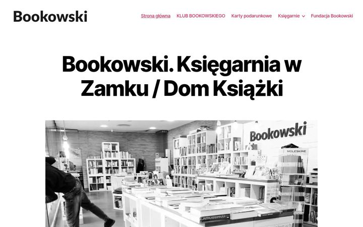 Screenshot of bookowski.pl