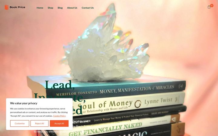 Screenshot of bookprice.org