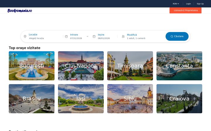Screenshot of bookromania.ro