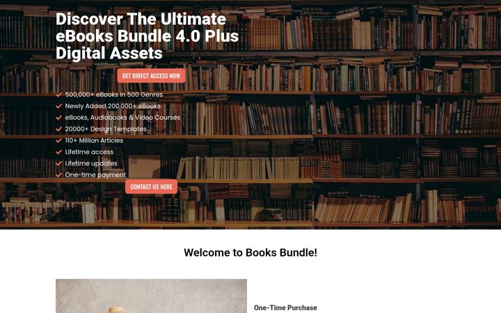 Screenshot of books-bundle.com