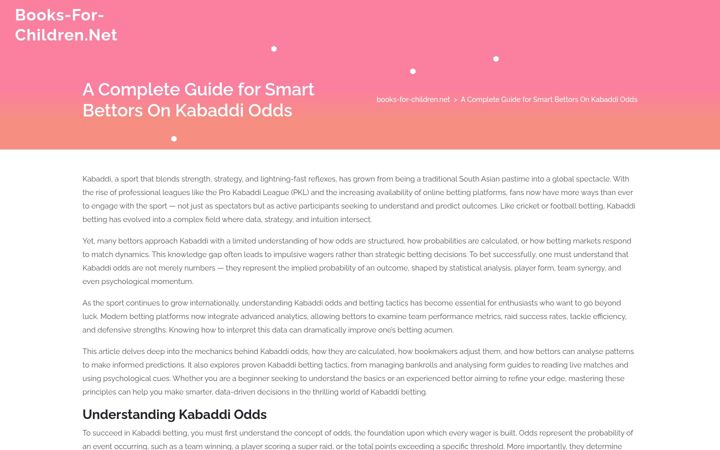 Screenshot of books-for-children.net