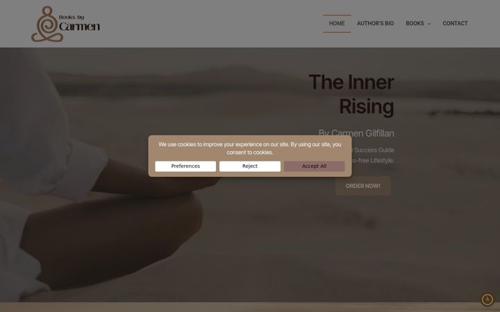 Screenshot of booksbycarmen.com
