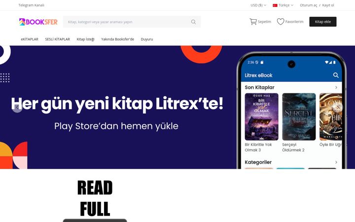 Screenshot di booksfer.net