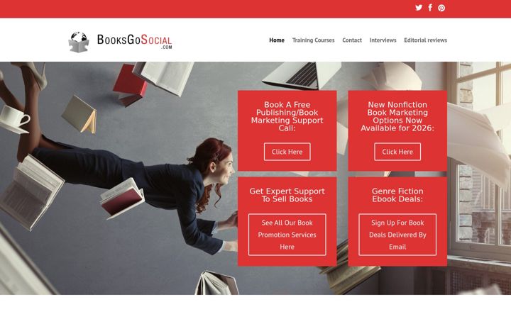 Capture d'écran de booksgosocial.com