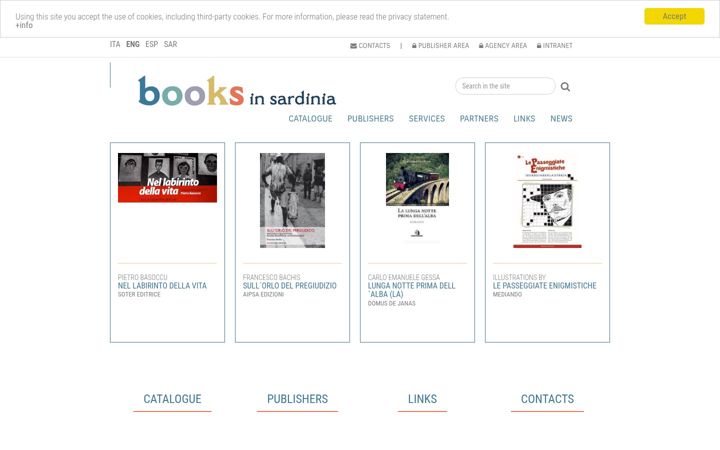 Screenshot of booksinsardinia.it