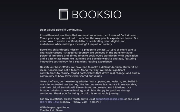 Screenshot of booksio.com