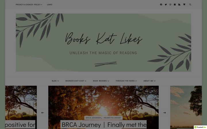 Screenshot of bookskatlikes.co.uk
