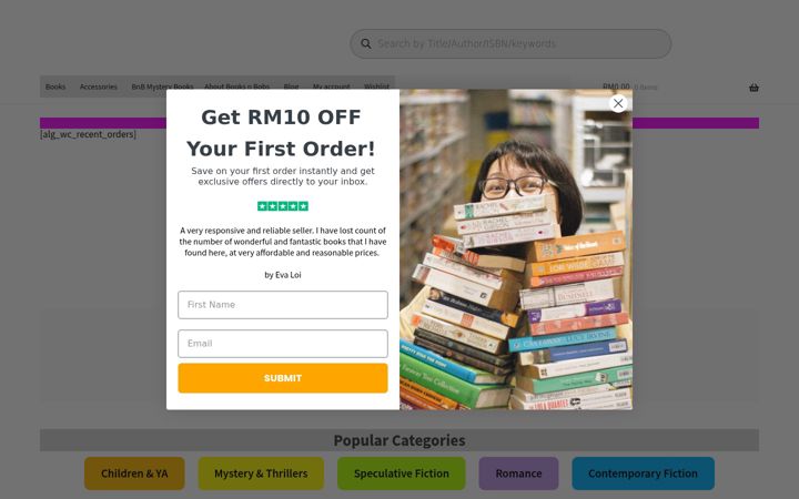 Screenshot von booksnbobs.com