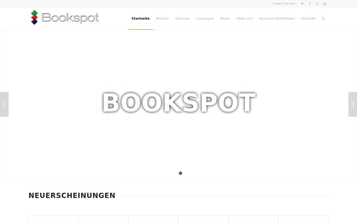 Screenshot of bookspot.de
