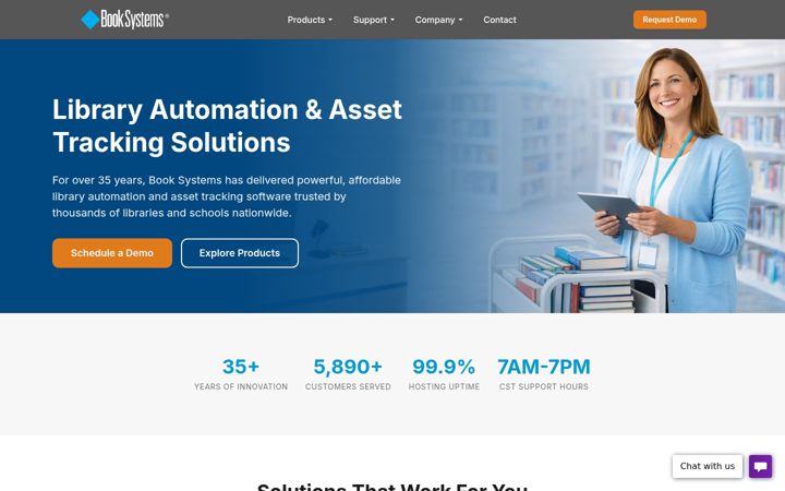 Screenshot of booksys.com