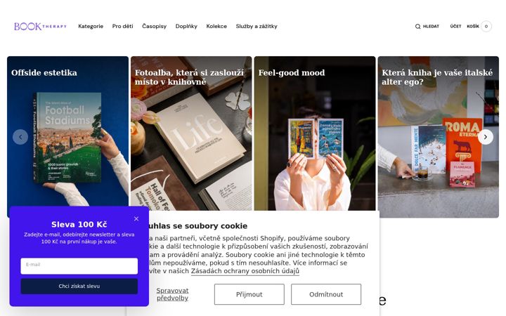 Screenshot of booktherapy.cz