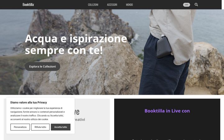 Screenshot of booktilla.it