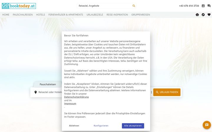 Screenshot of booktoday.at