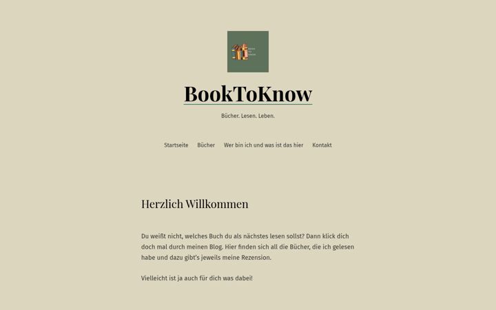 Screenshot of booktoknow.de