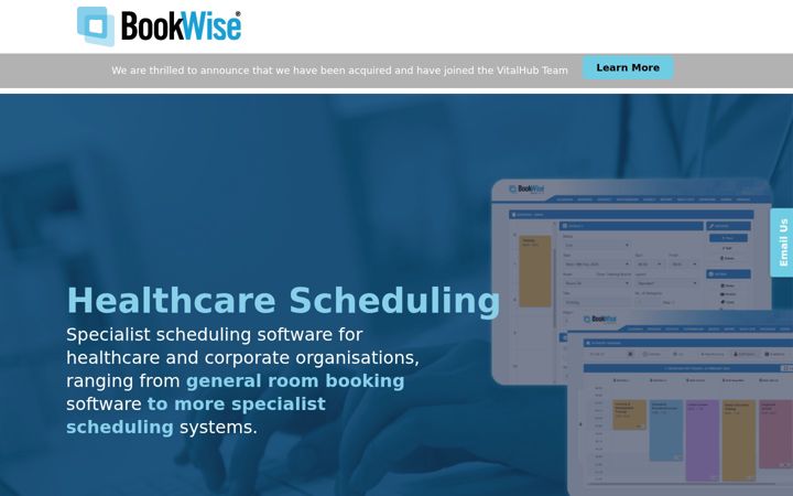 Screenshot of bookwisesolutions.com