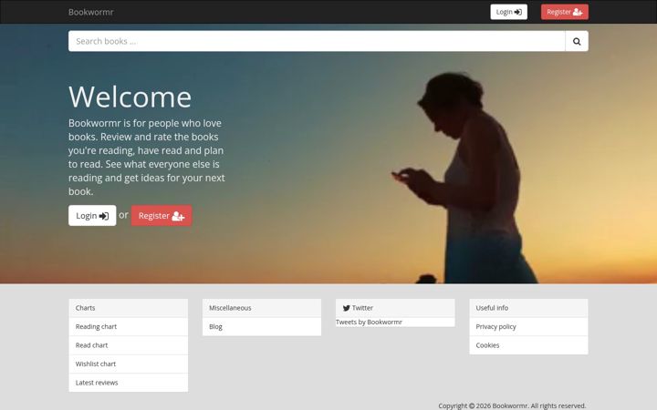 Képernyőkép: bookwormr.com