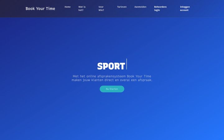 Screenshot of bookyourtime.nl