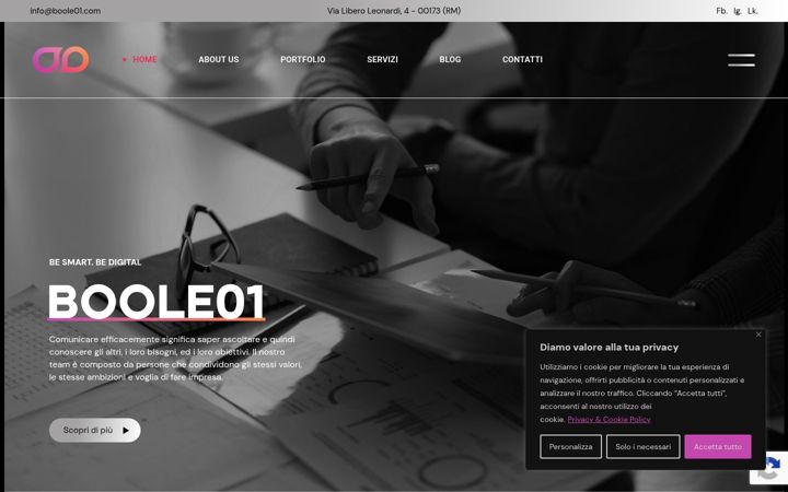 Screenshot of boole01.com