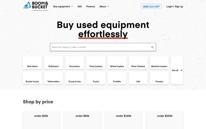 Screenshot ta' boomandbucket.com