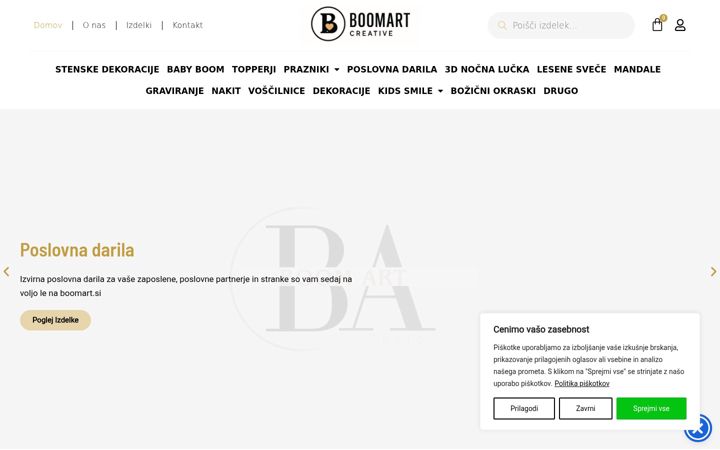Screenshot von boomart.si