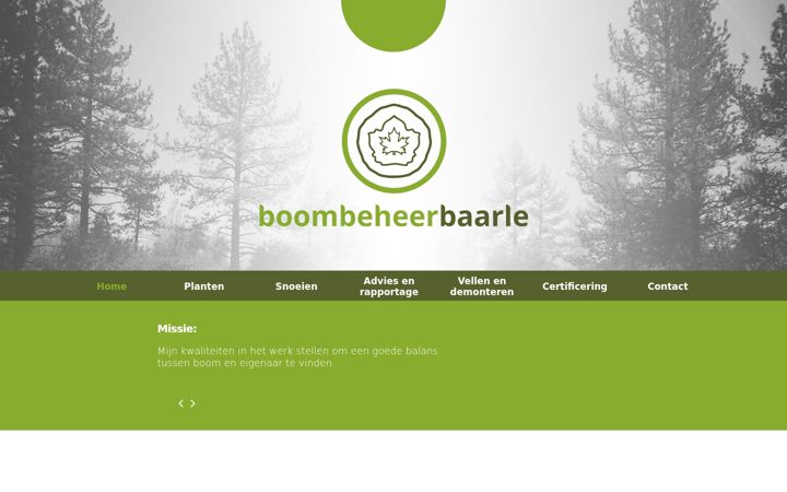 Screenshot of boombeheerbaarle.be