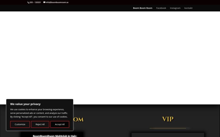 Screenshot of boomboomroom.se
