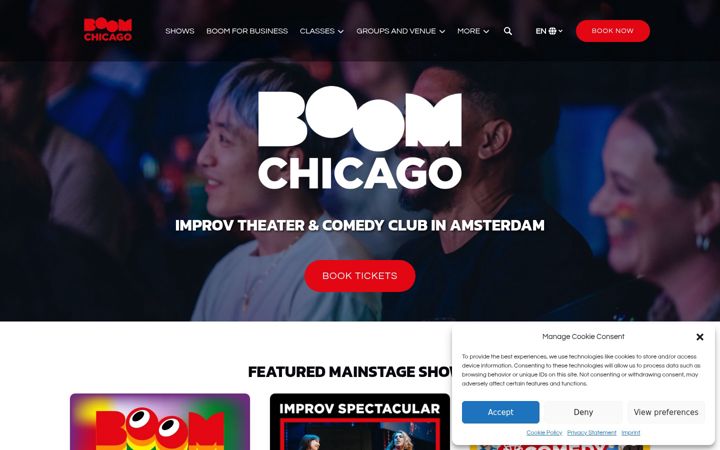 Ekrānuzņēmums no boomchicago.nl
