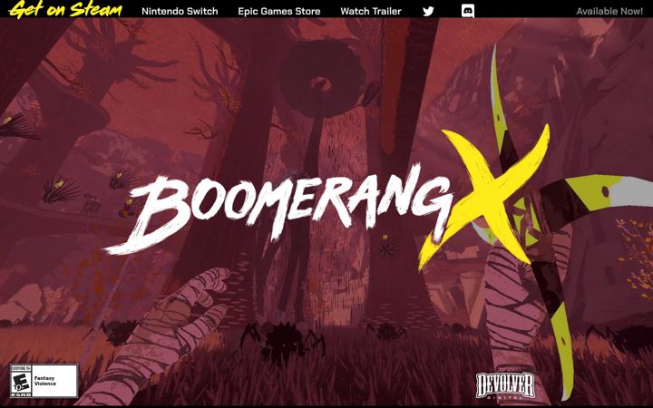 Screenshot of boomerang-x.com