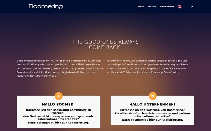Screenshot of boomering.de