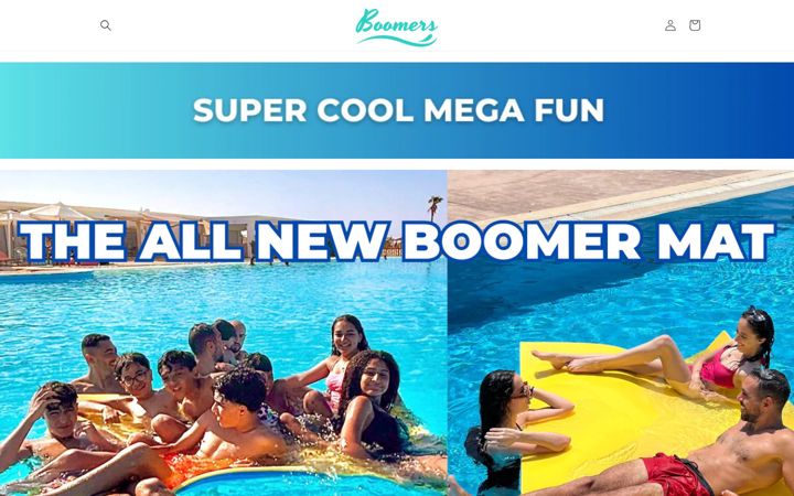 Snímek obrazovky boomers-eg.com