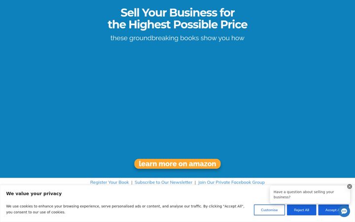 Screenshot of boomersellsthebusiness.com