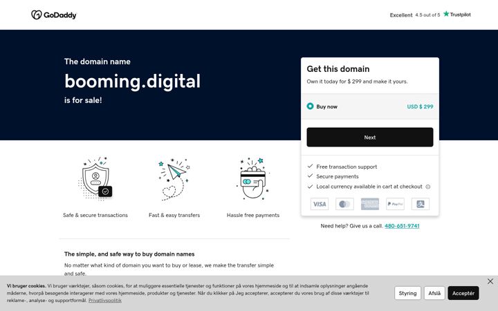 Screenshot of booming.digital