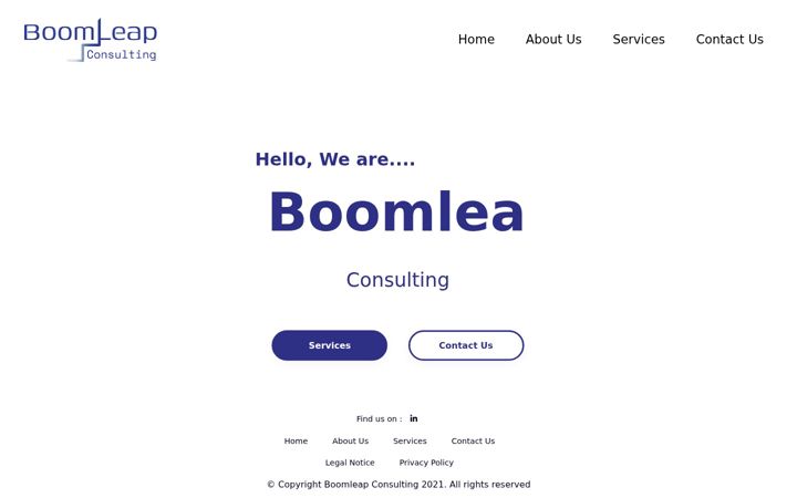 Screenshot of boomleapconsulting.com