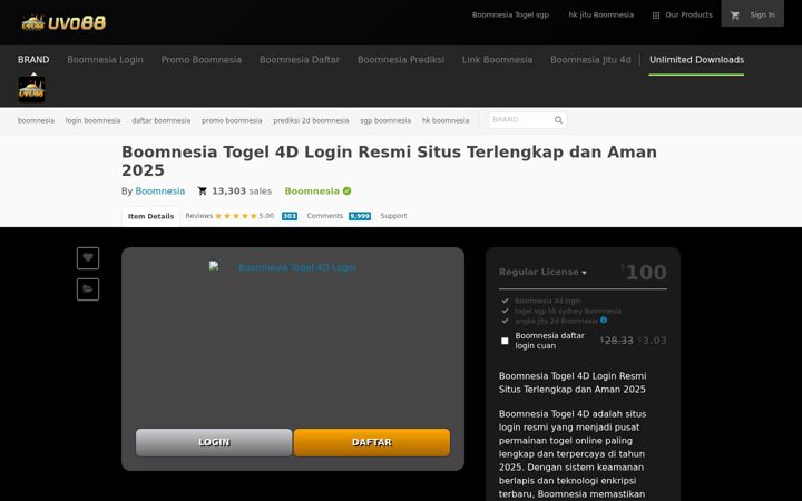 Screenshot of boomnesia808.com