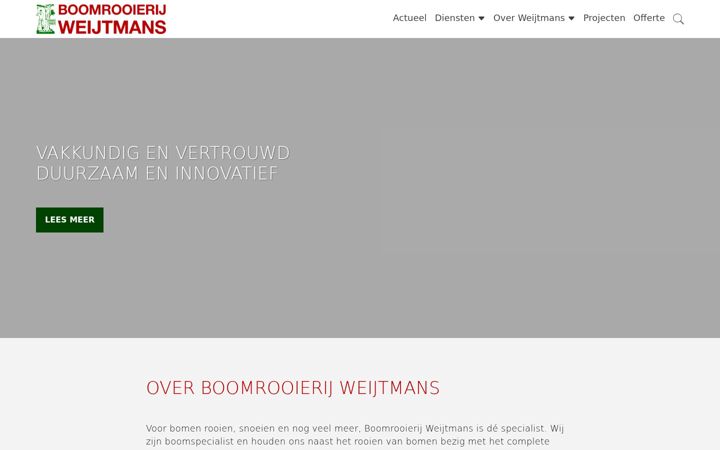 Snímek obrazovky boomrooierijweijtmans.nl