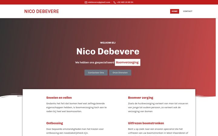 Screenshot of boomverzorgerdebeverenico.be