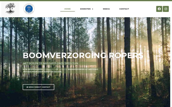 Screenshot of boomverzorging-ropers.be