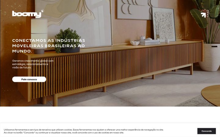Captura de pantalla de boomy.com.br