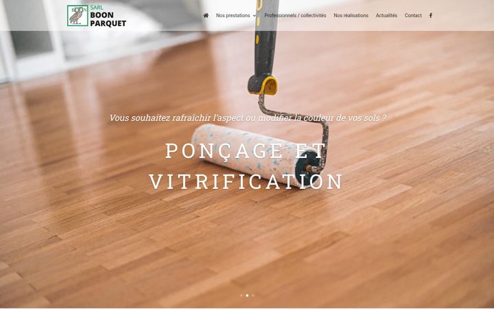Screenshot of boon-parquet.fr