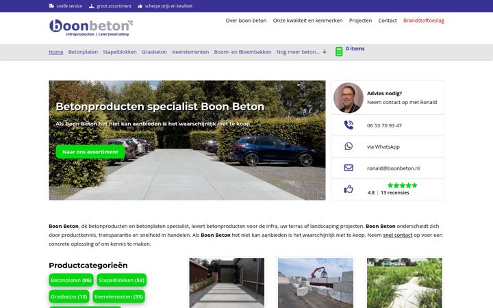 Screenshot of boonbeton.nl