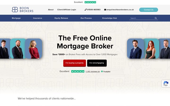 Screenshot of boonbrokers.co.uk
